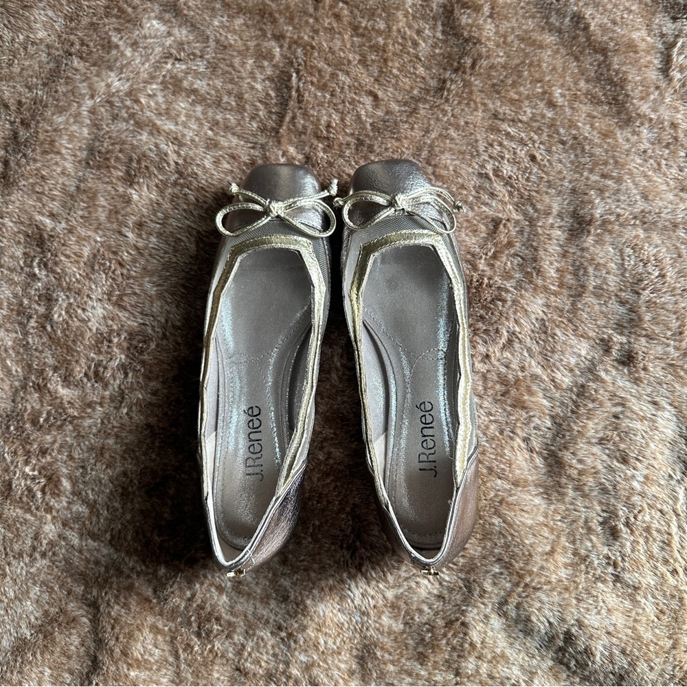 J.Renee Codda Cutout Ballet Flat, Size US 5M